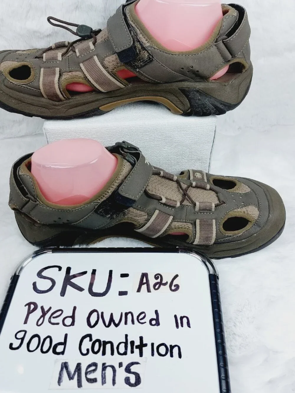 Teva Men's Olive Green Omnium 2 Close-Toe Mesh Sports Sandal Size US 11.5